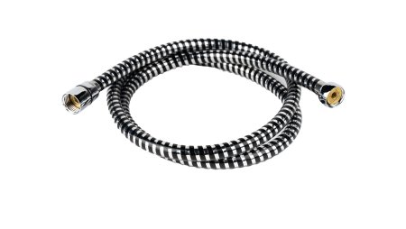 Душевой шланг IDDIS 200см черный-серый ПВХ