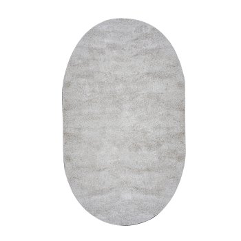 Ковер интерьерный  Шегги NIL BONE овал 3х2м серый
