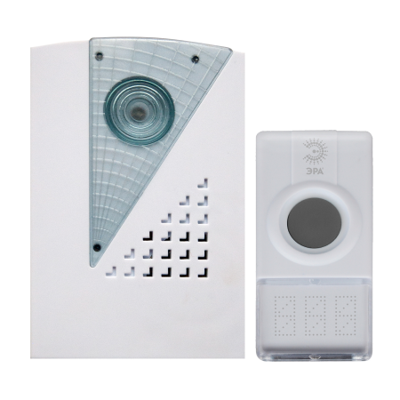 Звонок дверной ЭРА C41 беспроводной белый Звонок дверной ЭРА C41 беспроводной белый