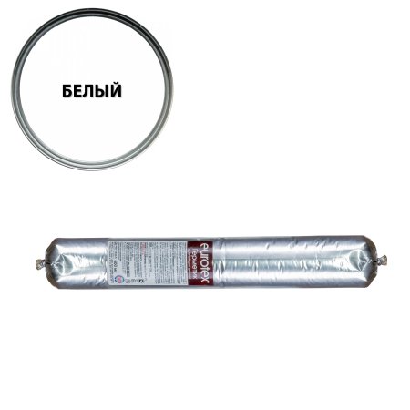 Герметик для дерева Eurotex шовный для дерева акриловый белый 600 мл