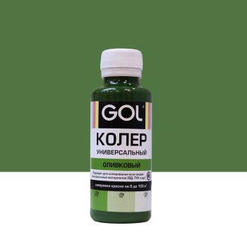 Колер-паста Gol 0,1 л оливковый