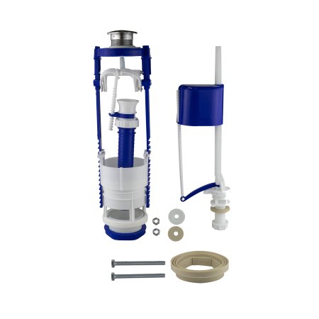 Арматура с нижней подводкой кнопка 1 режим хром MasterProf