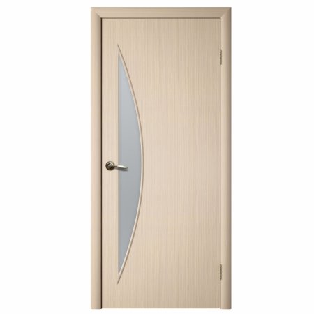 Дверь межкомнатная Луна дуб беленый 800х2000 мм