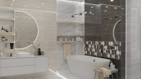 Декор Эмбер, микс 50х25х0,9 см