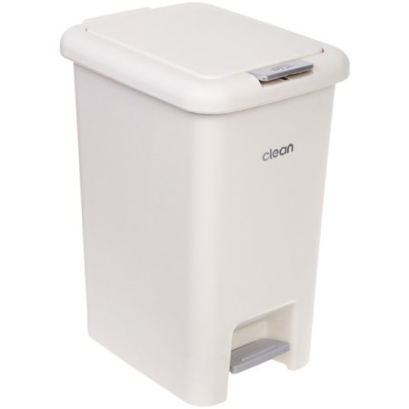 Контейнер для мусора пластик Elegance 20л цвет белый