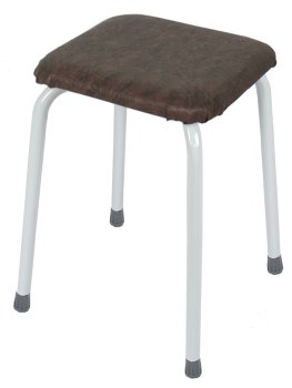 Табурет коричневый, форма квадрат 30х30х47 см Табурет коричневый, форма квадрат 30х30х47 см