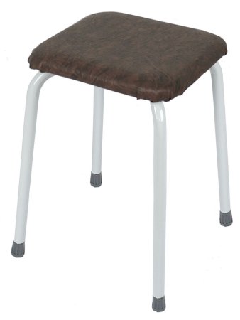 Табурет коричневый, форма квадрат 30х30х47 см Табурет коричневый, форма квадрат 30х30х47 см