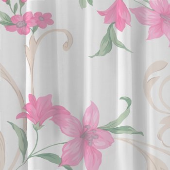 Комплект штор для кухни вуаль Витерра 150х145см красный