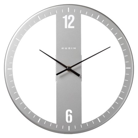 Часы настенные  Классика Ø32см цвет серебряный