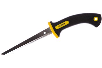 Ножовка выкружная по гипсокартону Stayer 150мм пластиковая рукоятка