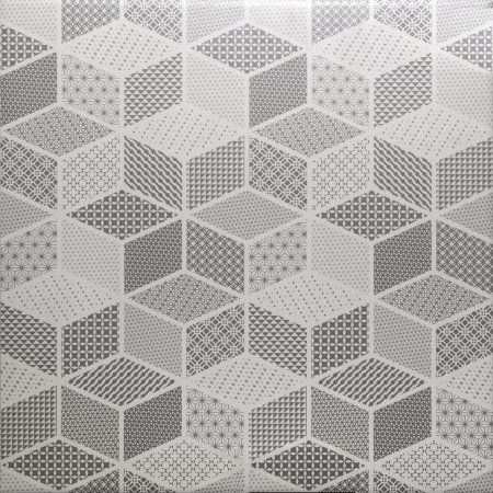 Плитка напольная Тренд, 7П, белая 40х40х0,8 см