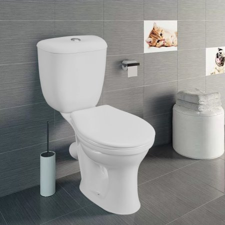 Унитаз-компакт Santeri Воротынск Виктория напольный  выпуск косой