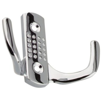 Крючок двойной Trodos перфорированный хром