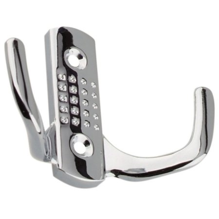 Крючок двойной Trodos перфорированный хром