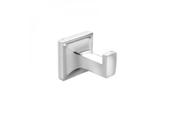 Крючок одинарный цвет серебристый