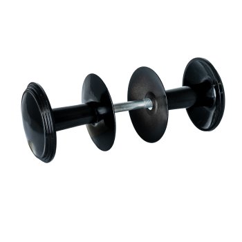 Ручка-кнопка РЕЖ Ø55мм черная