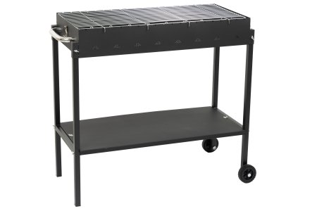 Мангал стационарный BBQ 84х40х40см