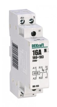 Контактор модульный Dekraft МК-103 16А 400В 1НО+1НЗ арт.18051DEK