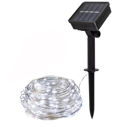Светильник садовый ФАZA Гирлянда SLR-G03-100W на солнечной батарее 120см