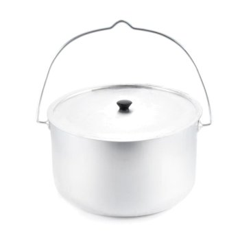 Котелок походный 1 предмет Следопыт 6л 29,5см цвет серый