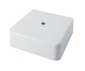 Коробка распределительная накладная для кабель-канала Gemini Electro 75х75х28мм IP40 белая, арт. 41215-01