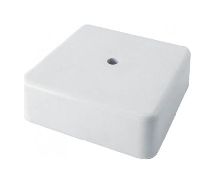 Коробка распределительная накладная для кабель-канала Gemini Electro 75х75х28мм IP40 белая, арт. 41215-01