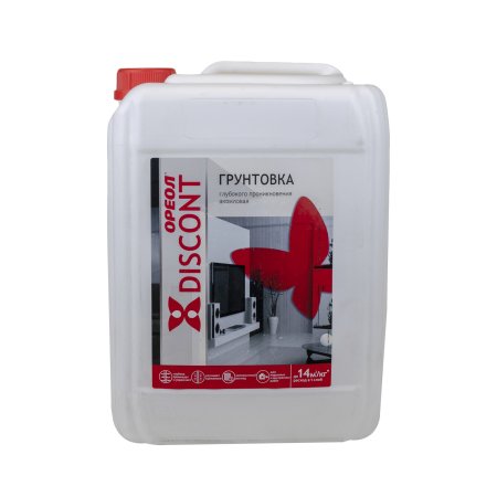 Грунтовка акриловая глубокого проникновения Ореол Дисконт Эмпилс 10 кг