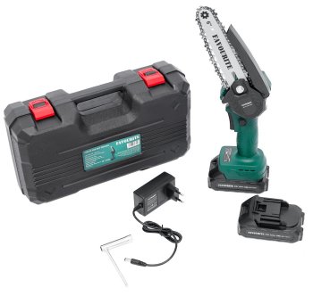 Электропила цепная аккумуляторная Favourite OBS21 TG6 SET PROMO 15 см