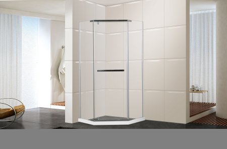 Ограждение душевое ODA DP91 90х90х195см прозрачное стекло