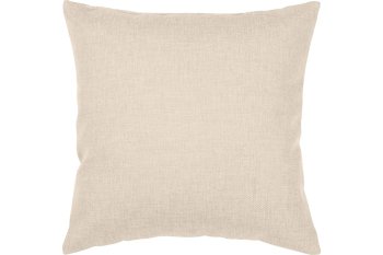 Подушка декоративная Жемчуг 40 см цвет молочный рогожка