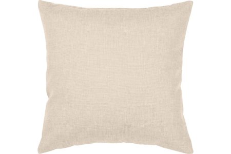Подушка декоративная Жемчуг 40 см цвет молочный рогожка