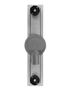 Трап линейный прямой  500х70х50мм хром