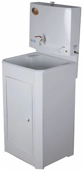 Умывальник с тумбой Вихрь 17 л белый, мойка пластик