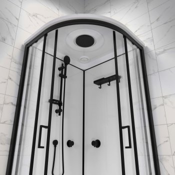 Кабина душевая Тритон Прайм-Блэк низкий поддон 90х90х219,5см универсальная Кабина душевая Тритон Прайм-Блэк низкий поддон 90х90х219,5см универсальная