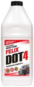 Жидкость тормозная DOT-4 910г FELIX