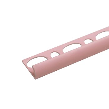 Профиль для плитки наружный 8 мм Розовый  2,5 п.м