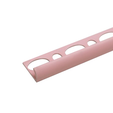 Профиль для плитки наружный 8 мм Розовый  2,5 п.м
