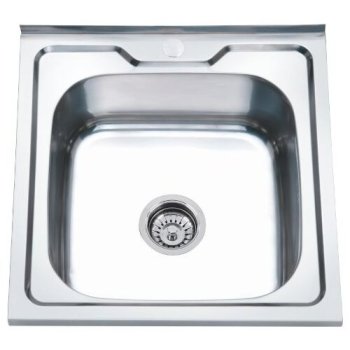 Мойка накладная Мира нержавеющая сталь 50х50х16см Серый металлик Мойка накладная Мира нержавеющая сталь 50х50х16см Серый металлик