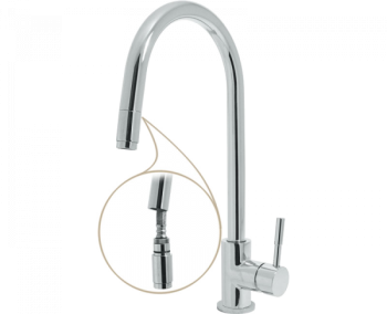 Смеситель для кухни с вытяжным изливом VARION Элит хром