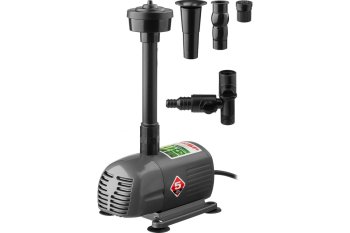 Фонтанный насос Зубр серый 33л/мин 3 насадки