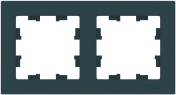 Рамка Schneider Electric AtlasDesign 2 поста, цвет изумруд, арт. ATN000802