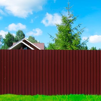 Профнастил С10 красное вино RAL3005 2000х1150х0,40 мм