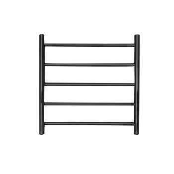 Полотенцесушитель ТЭРА Классика 1" водяной 500х600 мм лесенка черный