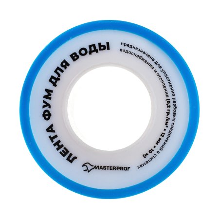 Лента Фум MasterProf 12 мм 10 м Лента Фум MasterProf 12 мм 10 м