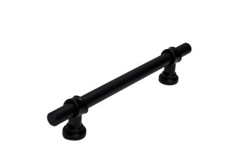 Ручка-скоба мебельная EDSON 3802 черная 128 мм