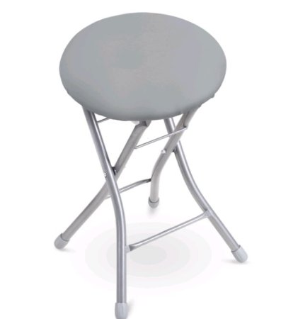 Табурет ТБСК2/4 серый, форма круг 32х44 см