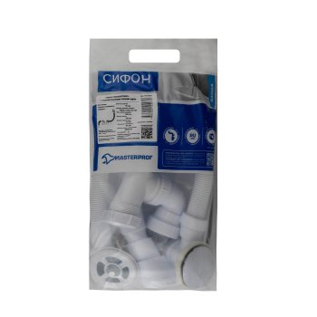 Сифон MasterProf для ванны 40/50 мм 800 мм с переливом