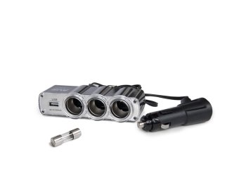 Разветвитель прикуривателя для авто AVS CS314U 1 шт 12/24 В