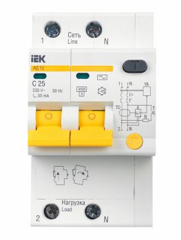 Автомат дифференциальный IEK 6кА