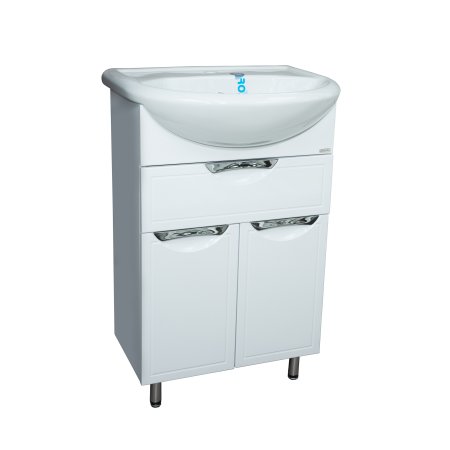 Тумба напольная Монро 80х55х30,6см цвет белый